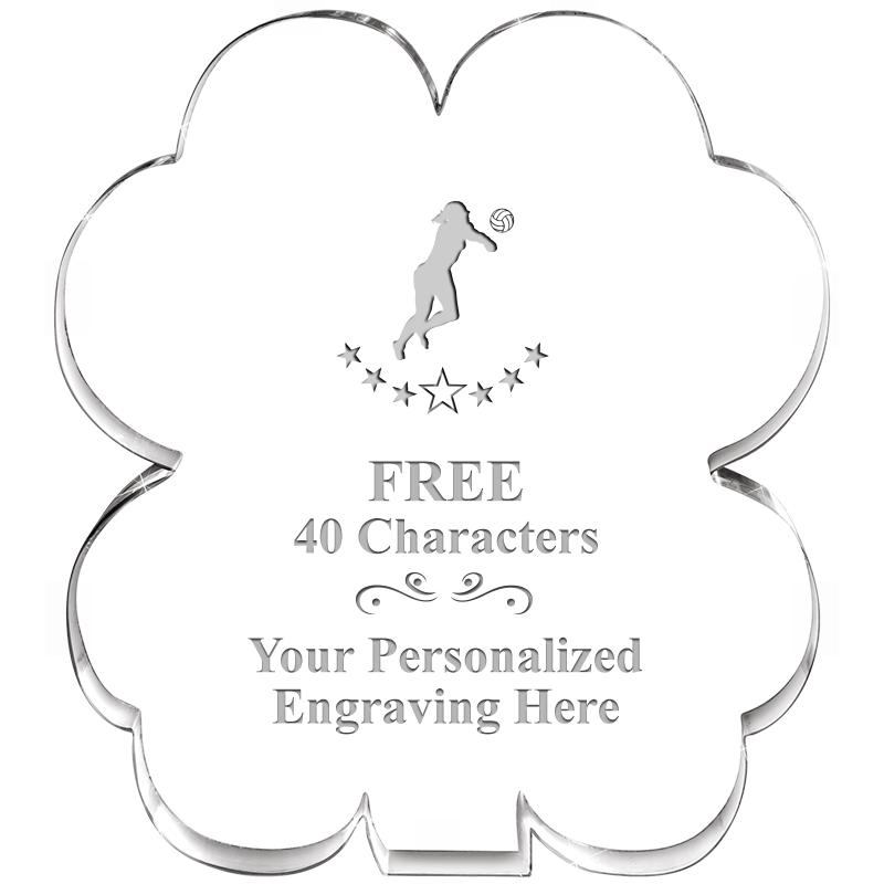 6" 4 LEAF CLOVER ACRYLIC