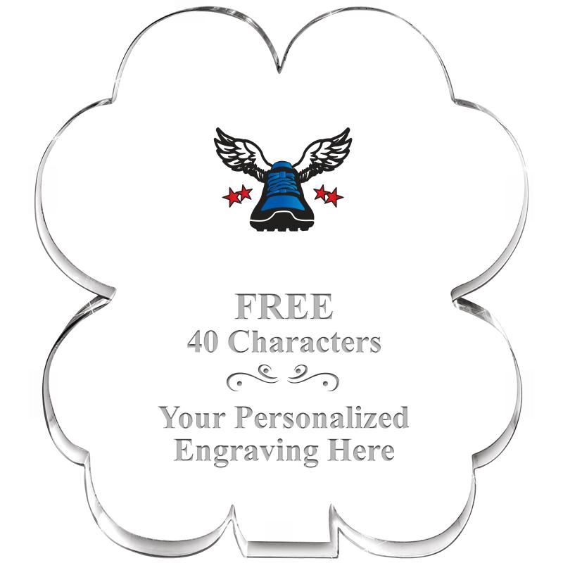 6" 4 LEAF CLOVER ACRYLIC