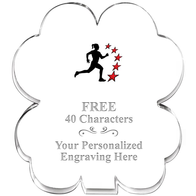 6" 4 LEAF CLOVER ACRYLIC