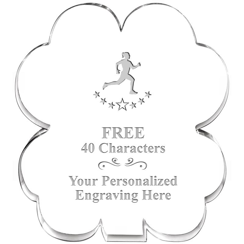 6" 4 LEAF CLOVER ACRYLIC