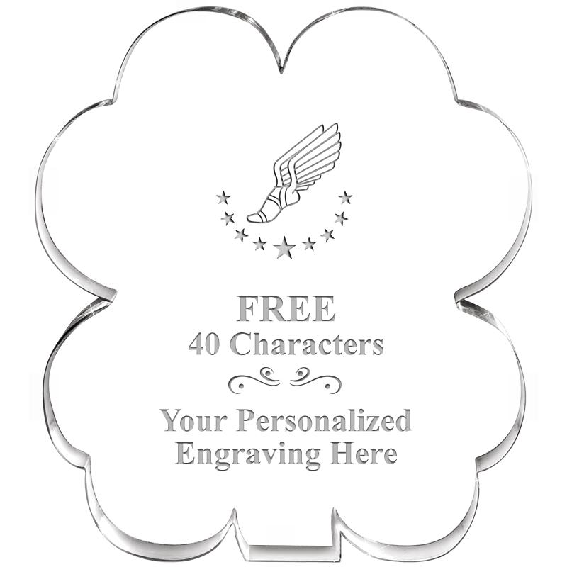 6" 4 LEAF CLOVER ACRYLIC