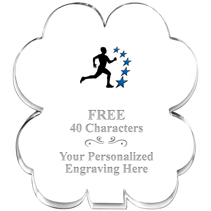 6" 4 LEAF CLOVER ACRYLIC