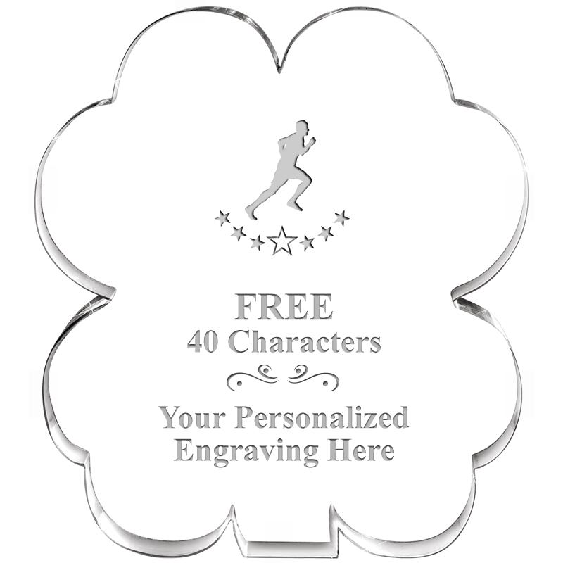 6" 4 LEAF CLOVER ACRYLIC