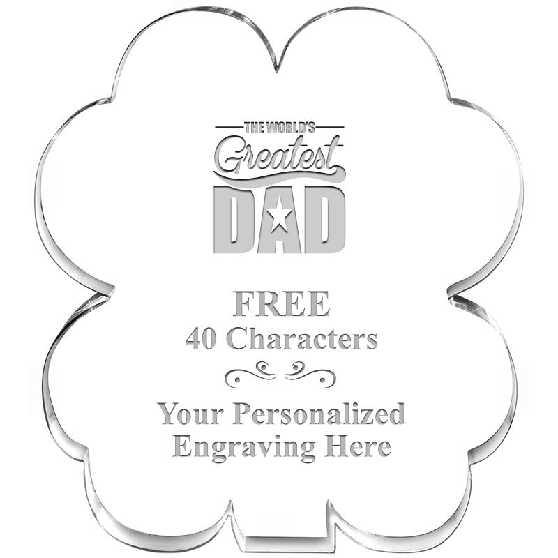 6" 4 LEAF CLOVER ACRYLIC