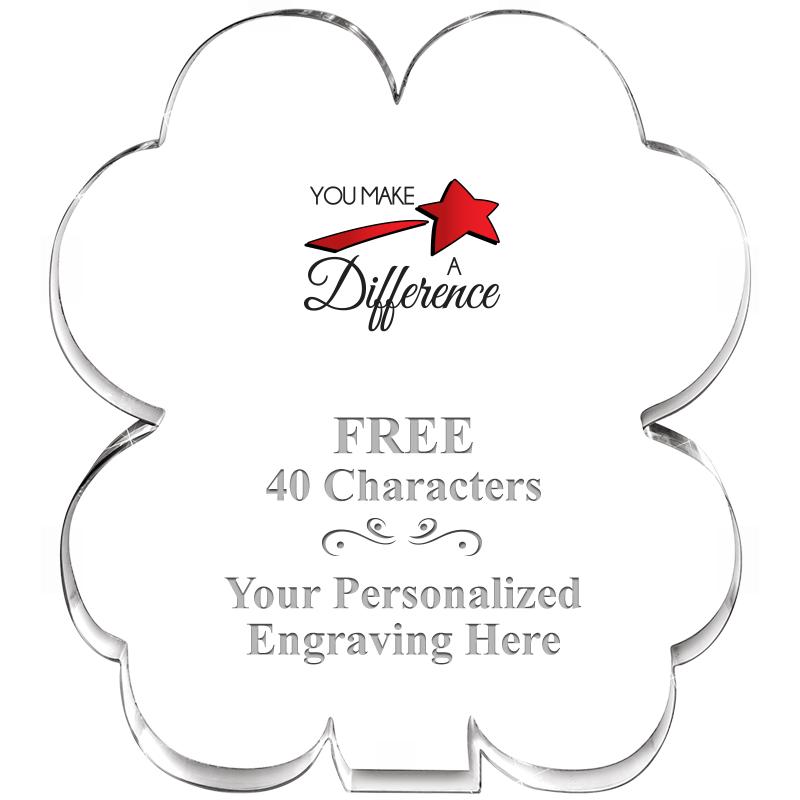 6" 4 LEAF CLOVER ACRYLIC