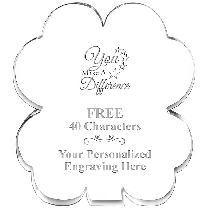 6" 4 LEAF CLOVER ACRYLIC