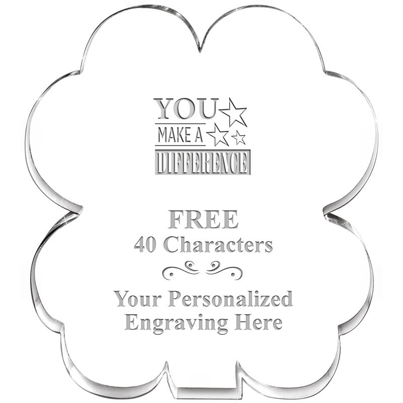 6" 4 LEAF CLOVER ACRYLIC