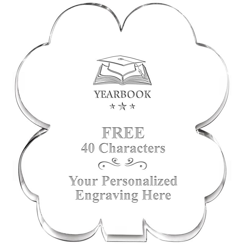 6" 4 LEAF CLOVER ACRYLIC