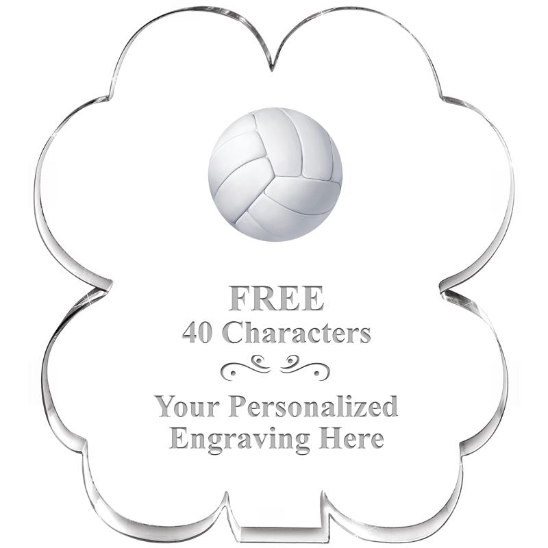 6" 4 LEAF CLOVER ACRYLIC