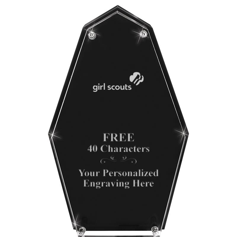 8.5"CREST FLOATING ACRYLIC