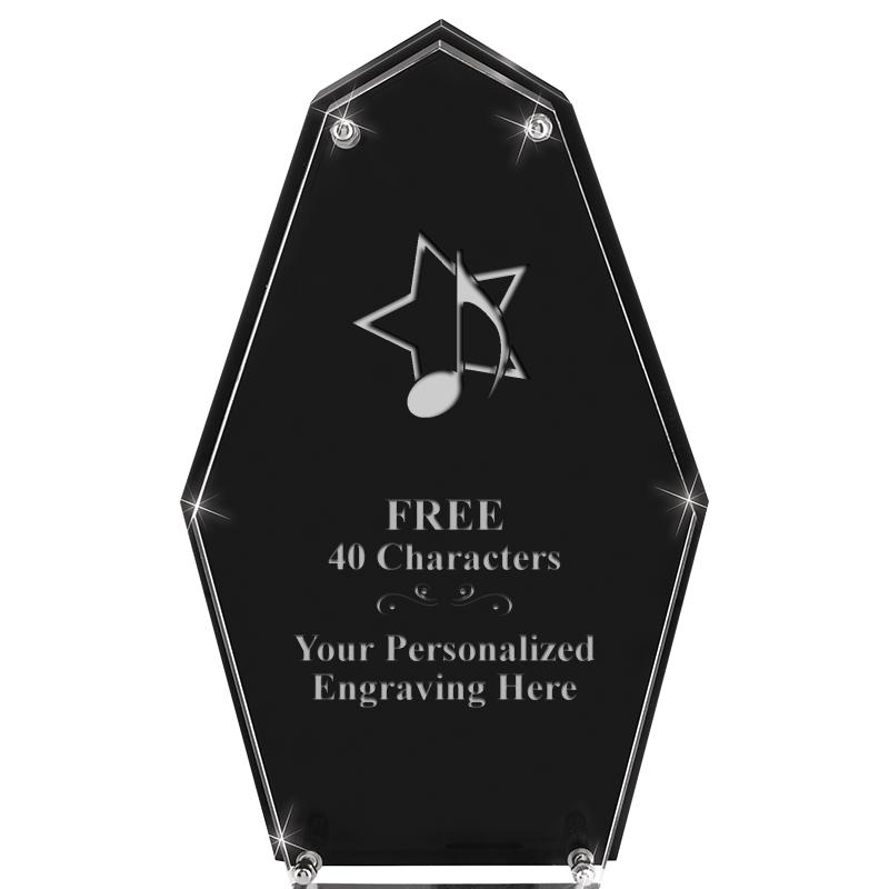 8.5"CREST FLOATING ACRYLIC