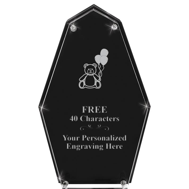 8.5"CREST FLOATING ACRYLIC