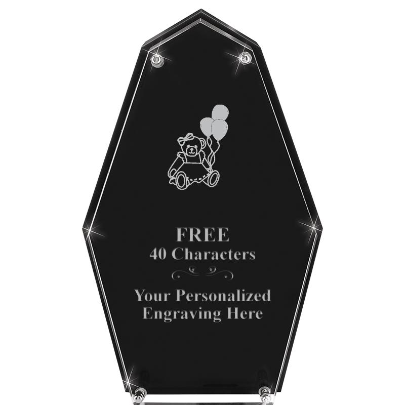 8.5"CREST FLOATING ACRYLIC