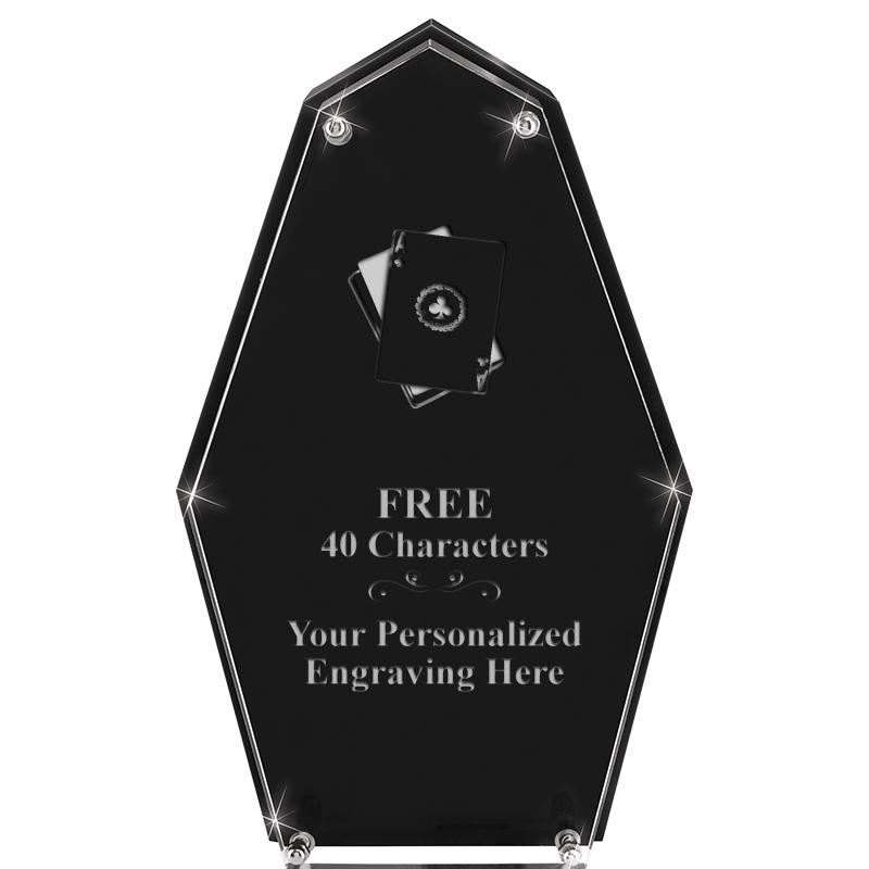 8.5"CREST FLOATING ACRYLIC