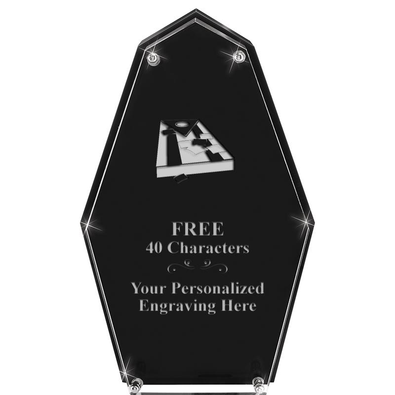 8.5"CREST FLOATING ACRYLIC