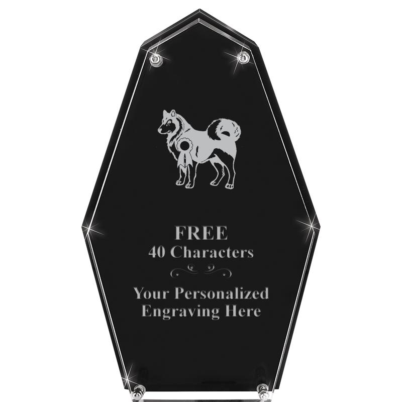 8.5"CREST FLOATING ACRYLIC