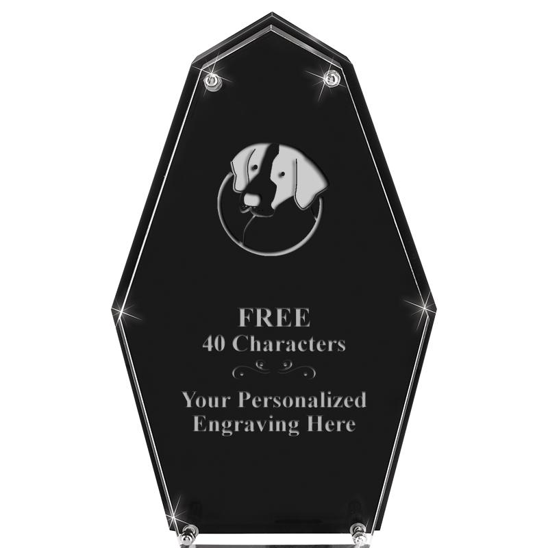 8.5"CREST FLOATING ACRYLIC