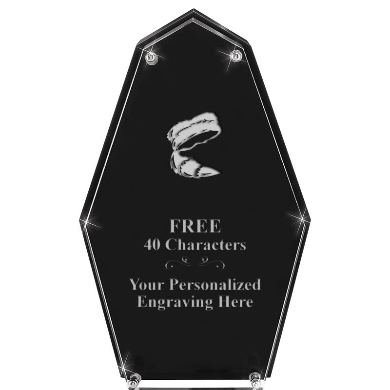 8.5"CREST FLOATING ACRYLIC