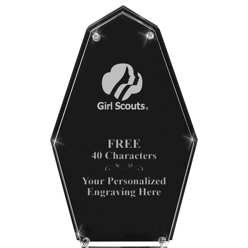 8.5"CREST FLOATING ACRYLIC