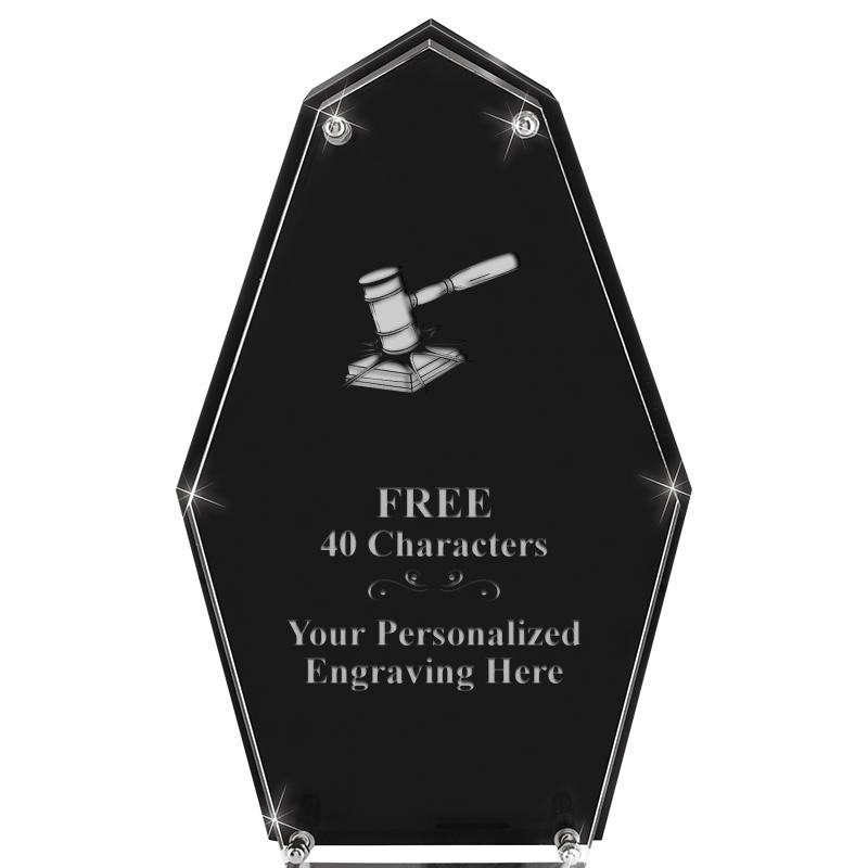 8.5"CREST FLOATING ACRYLIC