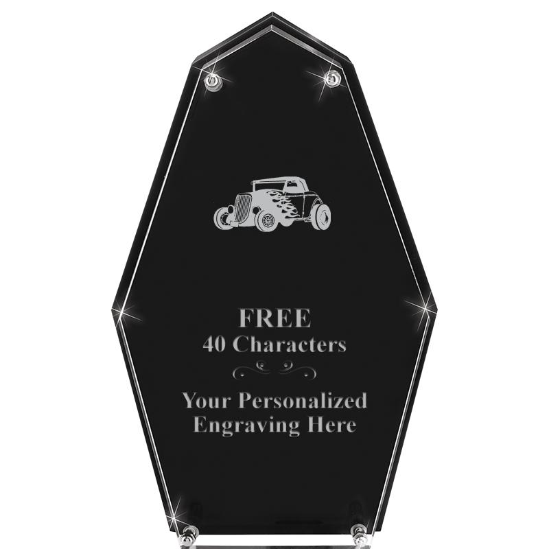 8.5"CREST FLOATING ACRYLIC