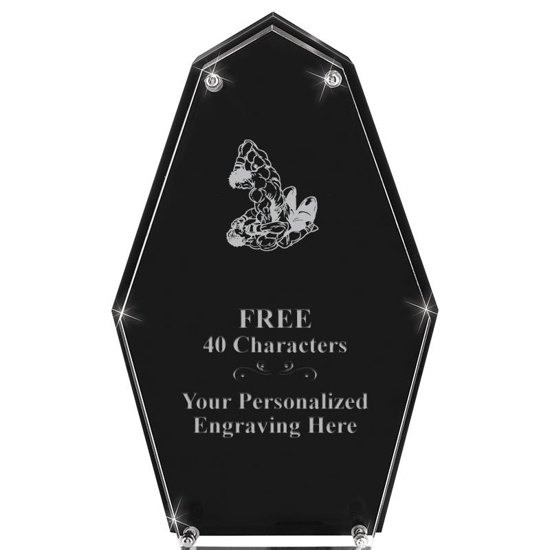 8.5"CREST FLOATING ACRYLIC