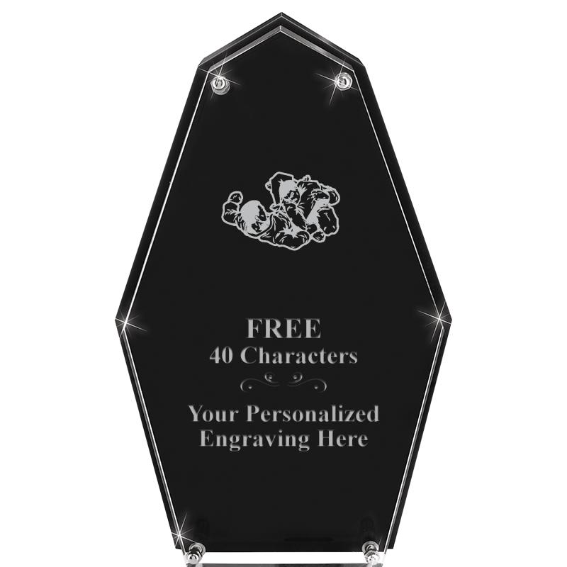 8.5"CREST FLOATING ACRYLIC