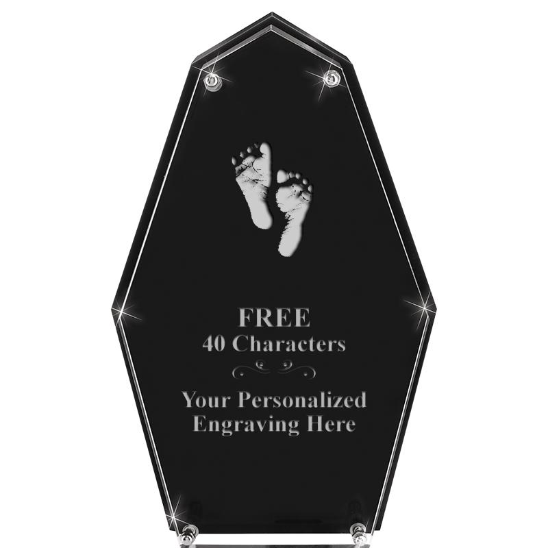 8.5"CREST FLOATING ACRYLIC