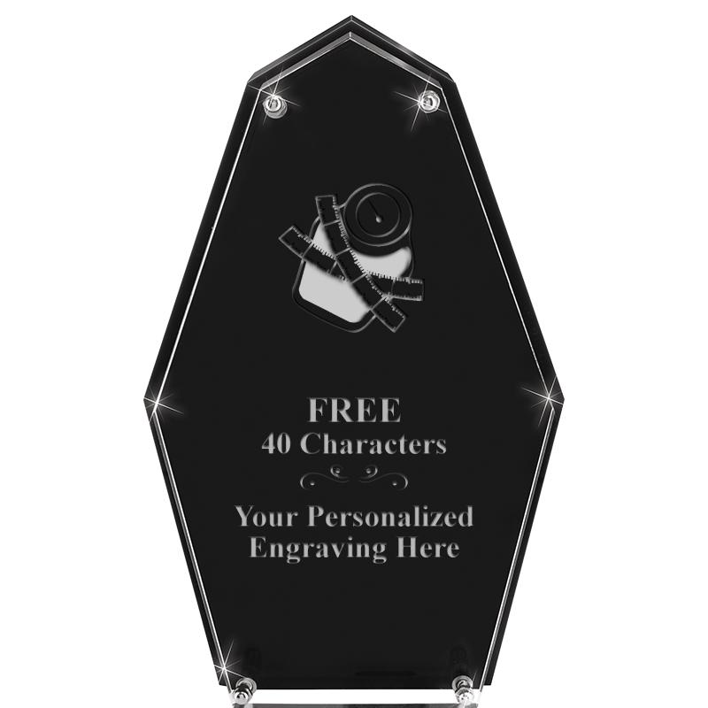 8.5"CREST FLOATING ACRYLIC