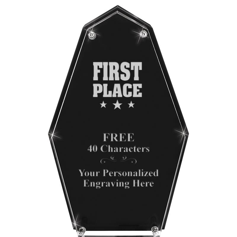 8.5"CREST FLOATING ACRYLIC