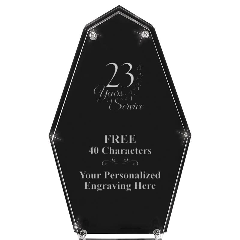 8.5"CREST FLOATING ACRYLIC