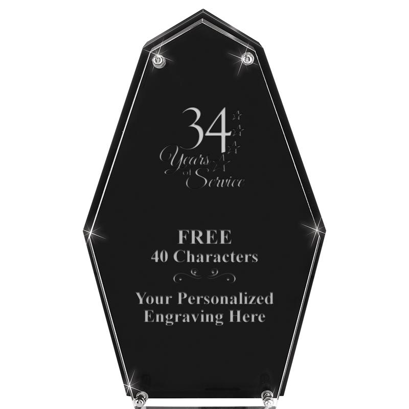 8.5"CREST FLOATING ACRYLIC