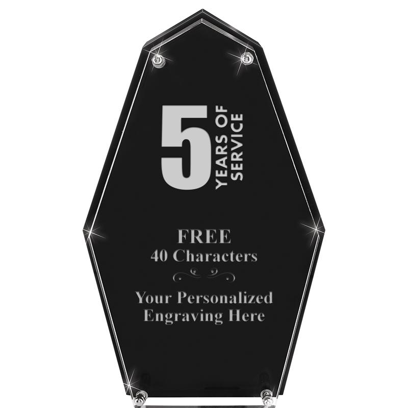 8.5"CREST FLOATING ACRYLIC