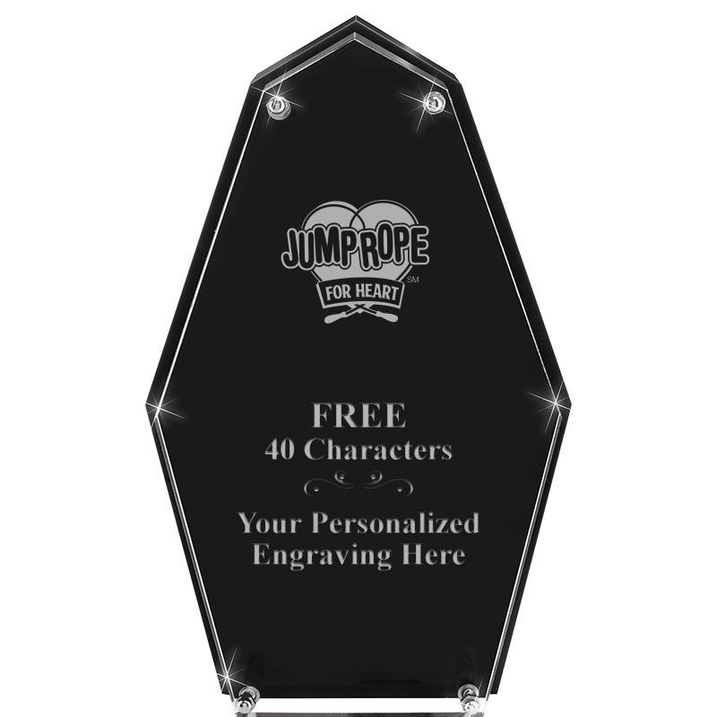 8.5"CREST FLOATING ACRYLIC