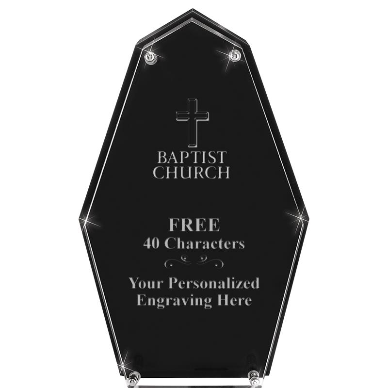 8.5"CREST FLOATING ACRYLIC