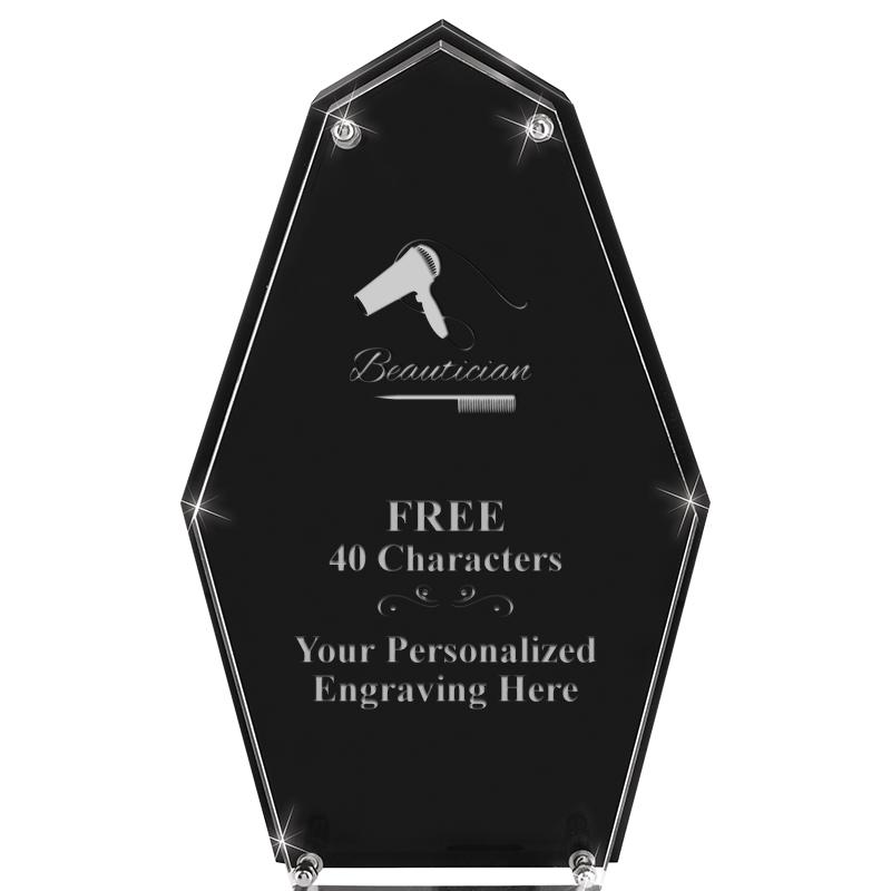 8.5"CREST FLOATING ACRYLIC