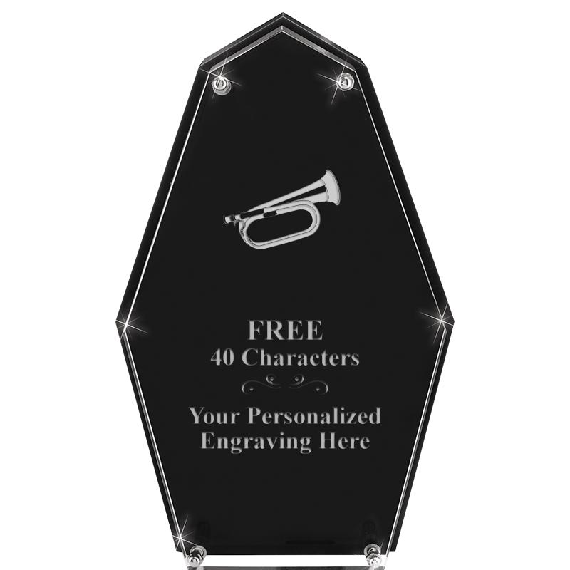 8.5"CREST FLOATING ACRYLIC