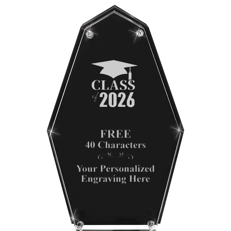 8.5"CREST FLOATING ACRYLIC