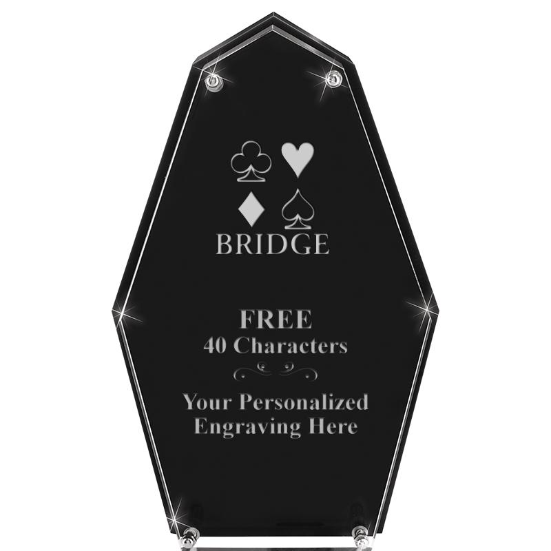 8.5"CREST FLOATING ACRYLIC