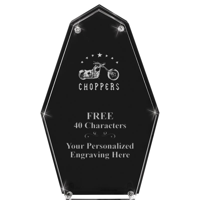 8.5"CREST FLOATING ACRYLIC