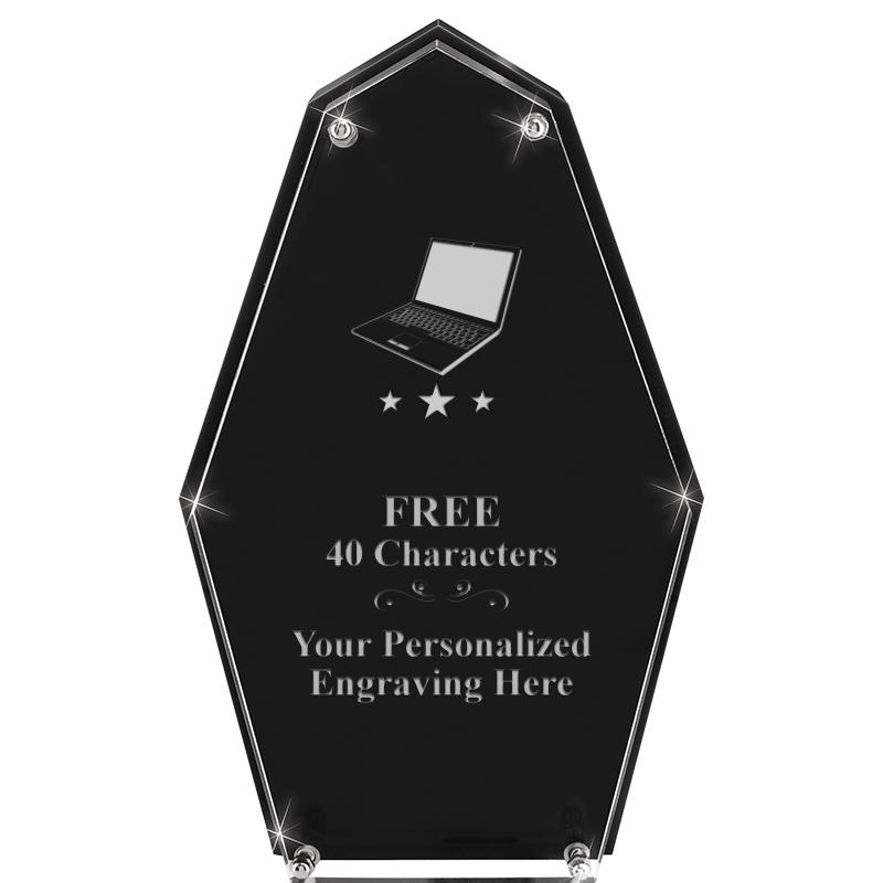 8.5"CREST FLOATING ACRYLIC