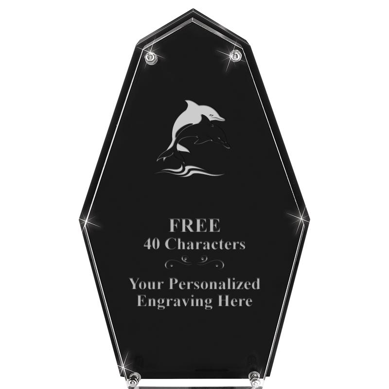 8.5"CREST FLOATING ACRYLIC