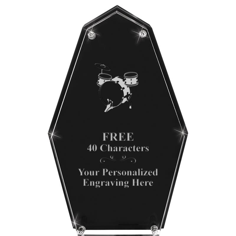 8.5"CREST FLOATING ACRYLIC