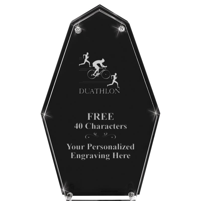 8.5"CREST FLOATING ACRYLIC