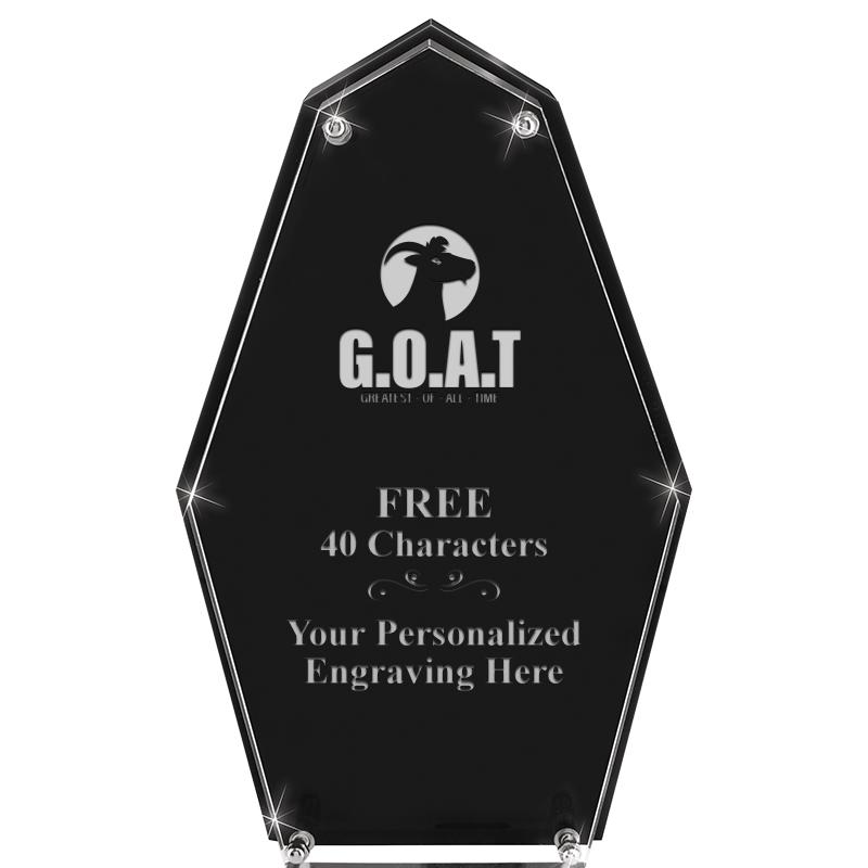 8.5"CREST FLOATING ACRYLIC