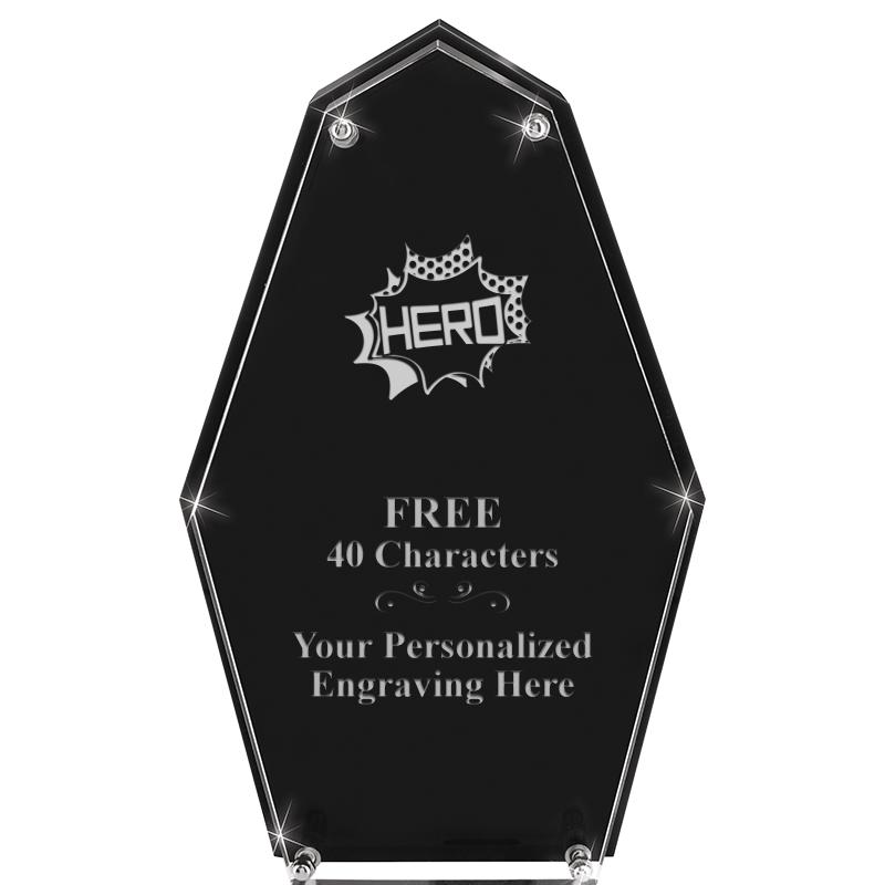 8.5"CREST FLOATING ACRYLIC