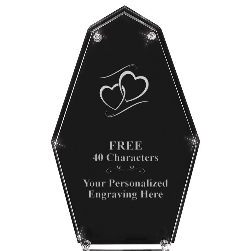 8.5"CREST FLOATING ACRYLIC