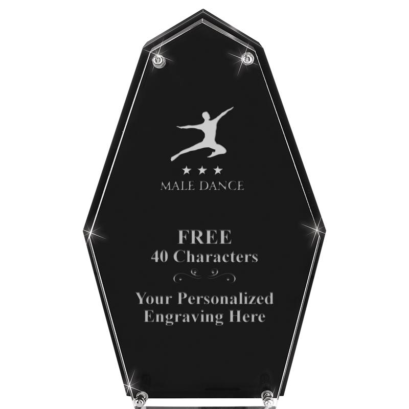 8.5"CREST FLOATING ACRYLIC