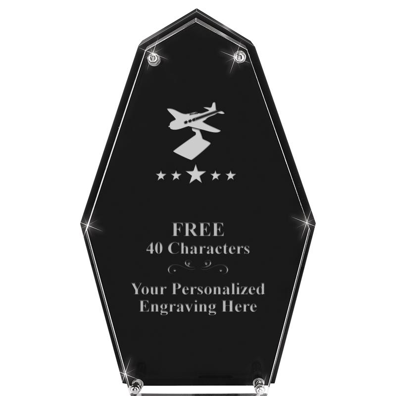 8.5"CREST FLOATING ACRYLIC