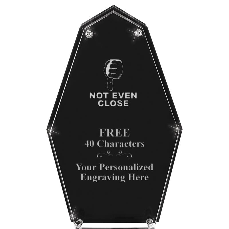 8.5"CREST FLOATING ACRYLIC